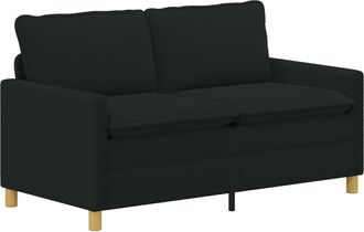 vidaXL Divano Nero 156 X 81 X 87,5 Cm Tessuto Vidaxl