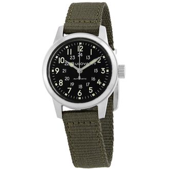 Bulova VWI Special Edition HACK Automatic Black Dial Mens Watch 96A259