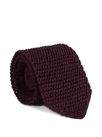 Tom Ford knitted silk tie - Viola