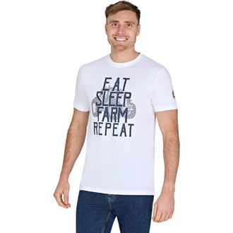 Raging Bull YFC Eat Sleep Farm T-Shirt in White at Nordstrom, Size X-Large Big