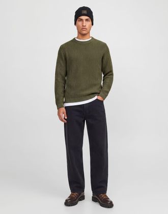 Jack & Jones pullover lavorato a maglia nero