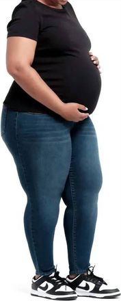 1822 Denim Ankle-Length Skinny Jeans - Maternity In Ziggy