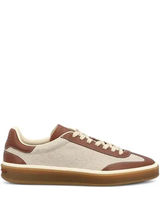 Loro Piana Sneakers con logo goffrato - Toni neutri