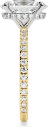 Tilla 14K yellow gold diamond accented ring - women - 14kt Yellow Gold/Lab Grown Diamond - 4