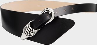D&eacute;hanche Alcott Asymmetrical Leather Belt