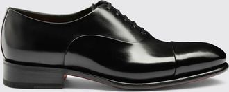 Santoni Oxford Santoni in pelle spazzolata