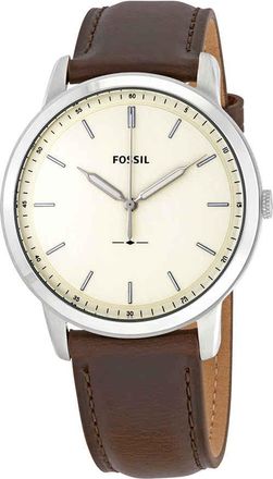 Fossil The Minimalist Cream Dial Mens Watch FS5439