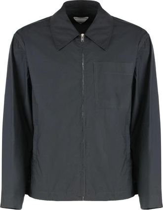 Bottega Veneta Cotton Jacket - Heren - Zomerjassen - Grijs - L - Katoen - Jassen