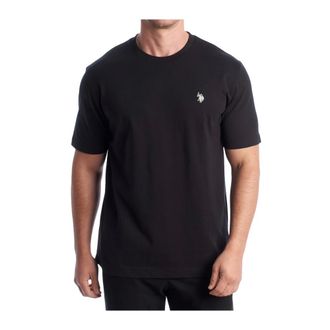 U.S.Polo Association U.s. Polo Assn. - Cotton T-Shirt - Heren - Tops - Zwart - Maat: M Katoen