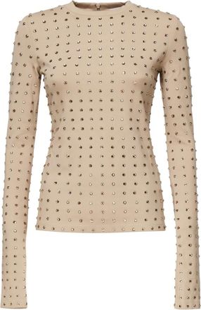 Sportmax Tops, Dames, Beige, S, Nude Top Negus