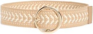 Steve Madden Woven Faux Raffia Belt in Tan at Nordstrom Rack, Size Large/x-Large