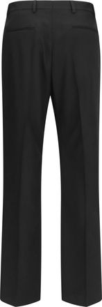 Valentino Mens Wool Tailored Pants Nero Merino Ovis Aries Trousers