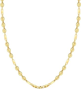 Pompeii3 14k Yellow Gold Womens 22 Marine Chain Necklace 14.2 Grams 5.5mm Thick