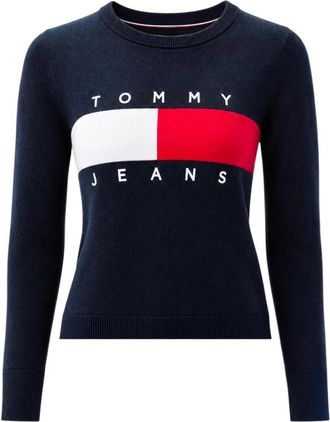 Tommy Jeans Donna, Maglie, Blu, XL, new