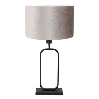 Steinhauer L&aacute;mpara De Mesa - Negro - Stang - Metal Velours Tejido - L&aacute;mpara
