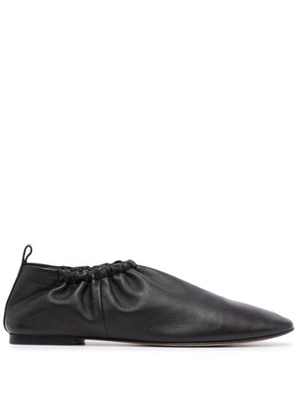 3.1 Phillip Lim Leren slippers - Zwart