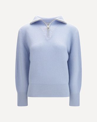 Forte_Forte FORTE_FORTE Maglione Half zip in lana e cashmere Woman I