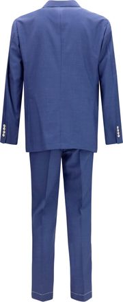Brunello Cucinelli Mens Single-Breasted Suit With Peak Lapels Royal Fleece Wool Ovis Aries Suits