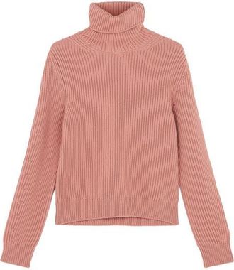 Fortela Leona High Neck Wool Sweater in Pink at Nordstrom, Size Medium Eu