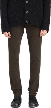 Dondup Mens Pantalone In Cotone Mod Gaubert - Dark Green Cotton - Size 33 (Waist)