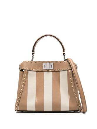 Fendi Borsa tote Peekaboo mini - Marrone