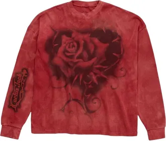 Travis Scott Cactus Jack by Travis Scott x Nike Tie Dye Thermal Rhinestone Long-Sleeve Red 01945-1SS2604CJBTSX-RED-209