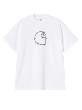 Carhartt Work in Progress White Crew Neck T-shirt