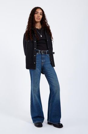 Dr. Denim Elba Mid Bootcut Jeans in Bay Dark Used Vintage at Nordstrom, Size 29