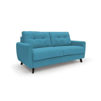 Divani.Store Callisto Sof&aacute; Cama Convertible De Tela Suave E Impermeable 208 Cm (mat. 160x197) Azul Claro