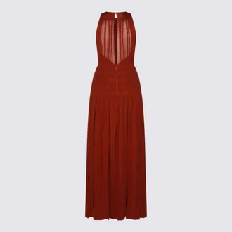 Twin-Set Womens Dresses Brown Henna