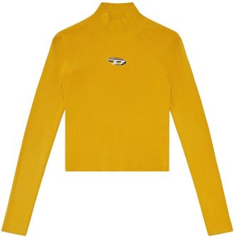 Diesel M-Valari-Tn top - women - Polyester/FSC Viscose - M - Yellow