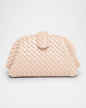 Bottega Veneta Lauren 1980 Mini Clutch Bag with Chain Strap