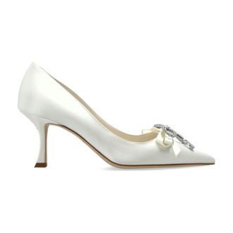 Jimmy Choo London Mujer, Zapatos, Blanco, Talla: 39 1/2 EU