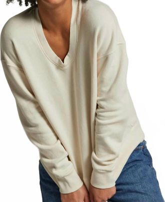 perfectwhitetee Janie Sweatshirt In White