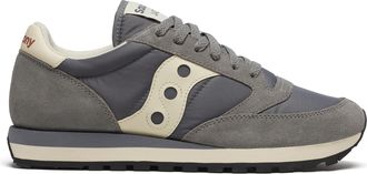 Saucony Jazz Original Leather Sneakers Grey, 715 Grey Off White, 10.5 UK