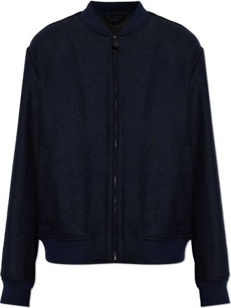 Etro Verwarmd Bomberjack - Heren - Jassen - Blauw - Maat: 2XL Wol