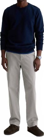 AG - Adriano Goldschmied Archie Sud Straight Leg Trouser In Sulfur Classic Grey