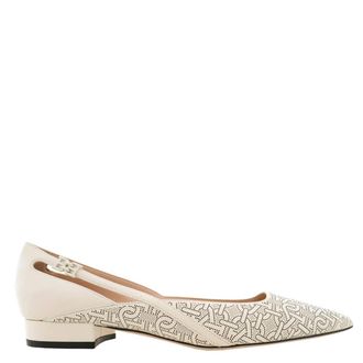 Bally Elsa Pointed-Toe Leather Pumps, Brand Size 40 ( US Size 9.5 )
