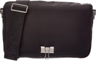 Off-white Soft Binder Shoulder Bag