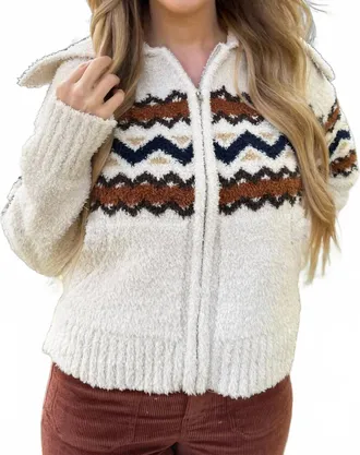 Thread & Supply Myra Sweater Jacket In Heather Oak