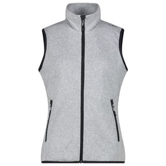 F.lli Campagnolo Vest Jacquard Knitted Fleecegilet f&uuml;r Damen | grau