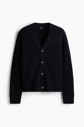 H&M Cardigan aus Wolle in Regular Fit - Blue