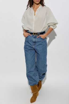 A.P.C. Striped Shirt, Womens, Cream