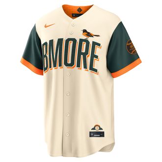 Nike Baltimore Orioles City Connect Nike Mens MLB Stadium Jersey in Brown | RE260H3GOLE-43L