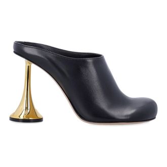Coperni Orchestra Mules - Dames - Muiltjes - Zwart - 36 EU - Leer - Schoenen