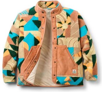 Passenger Clover 3.0 Recycled Sherpa Fleece Fleecejacke f&uuml;r Damen | bunt