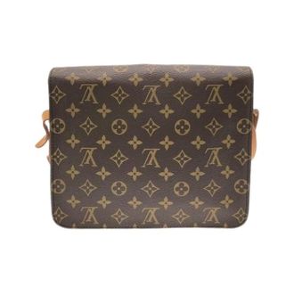 Louis Vuitton Borsa a spalla Pre-owned in tela - - Pre-owned - Donna - Marrone - ONE SIZE