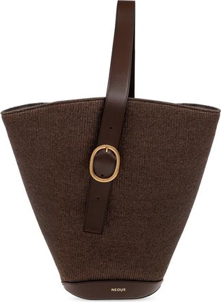 Neous Apheli Tote - Dames - Shoppers - Bruin - ONE Size - Katoen - Tassen