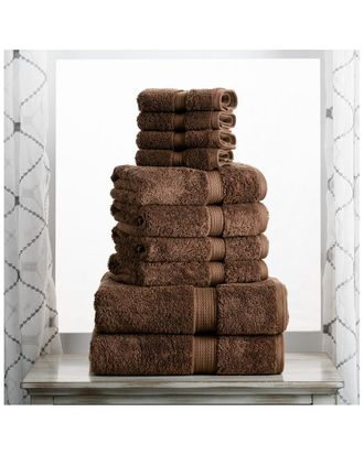 Superior Highly Absorbent 10Pc Ultra Plush Egyptian Cotton Towel Set