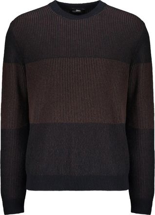 Herno Trui met ronde hals - Heren - Ronde hals truien - Blauw - L - Wol - Truien & Vesten
